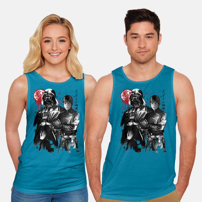 Dark And Light-Unisex-Basic-Tank-DrMonekers