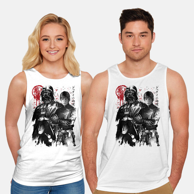 Dark And Light-Unisex-Basic-Tank-DrMonekers