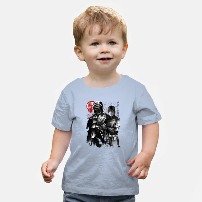 Dark And Light-Baby-Basic-Tee-DrMonekers