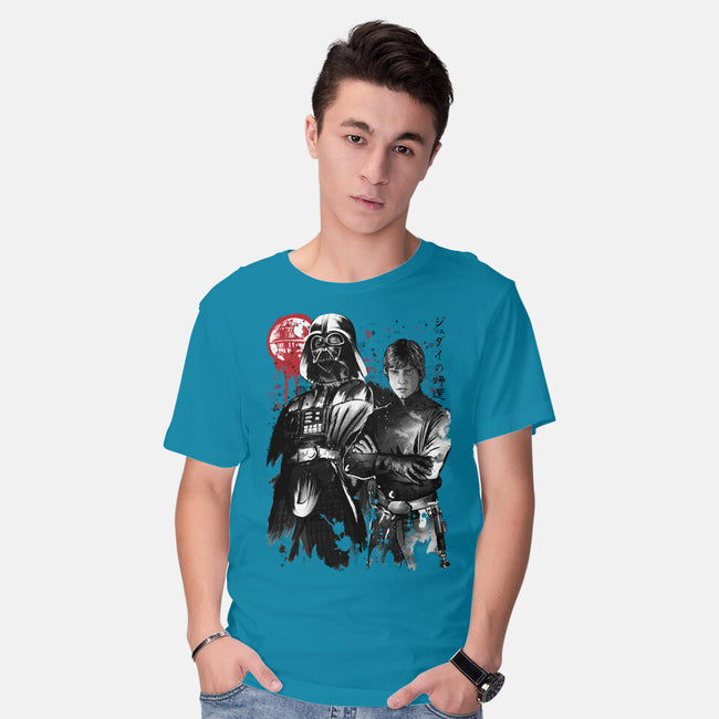 Dark And Light-Mens-Basic-Tee-DrMonekers