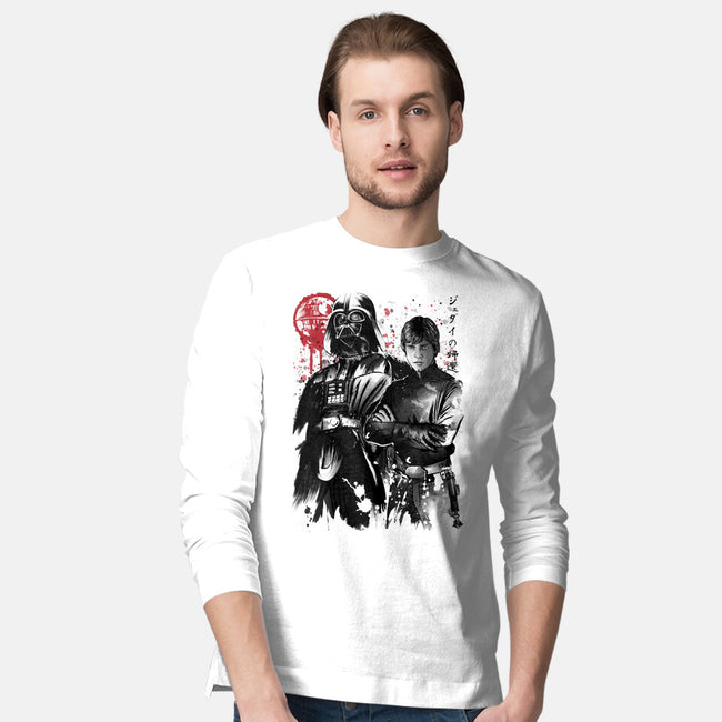 Dark And Light-Mens-Long Sleeved-Tee-DrMonekers