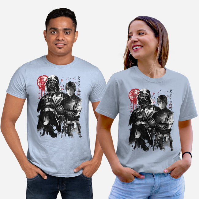 Dark And Light-Unisex-Basic-Tee-DrMonekers