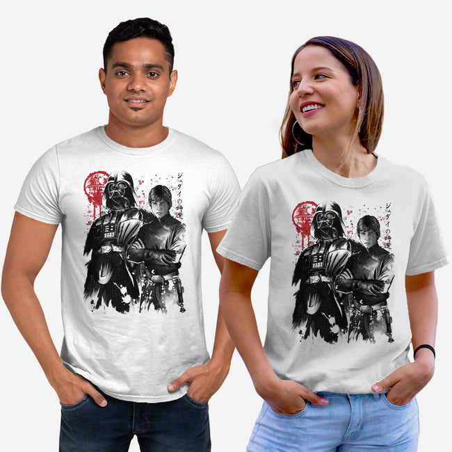 Dark And Light-Unisex-Basic-Tee-DrMonekers