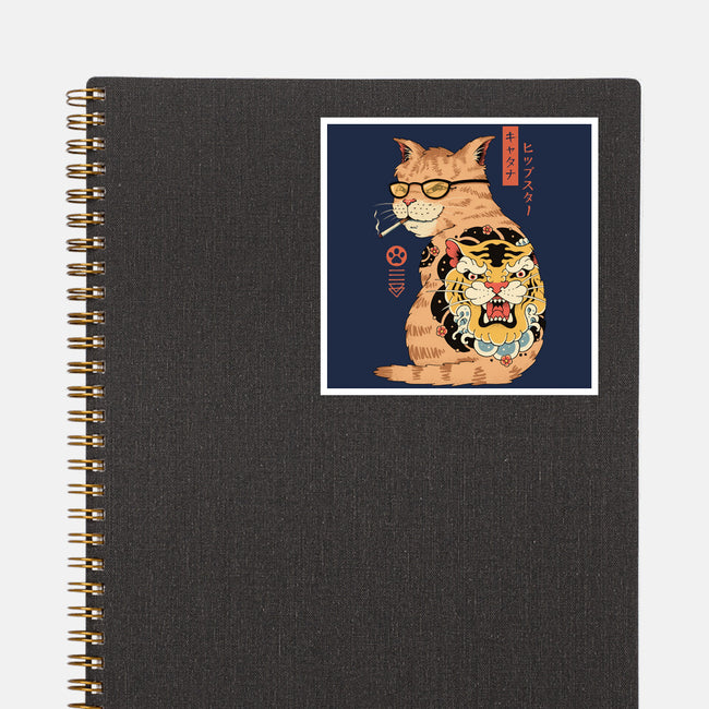 Hipster Catana-None-Glossy-Sticker-vp021