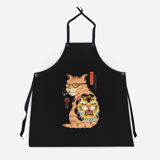 Hipster Catana-Unisex-Kitchen-Apron-vp021