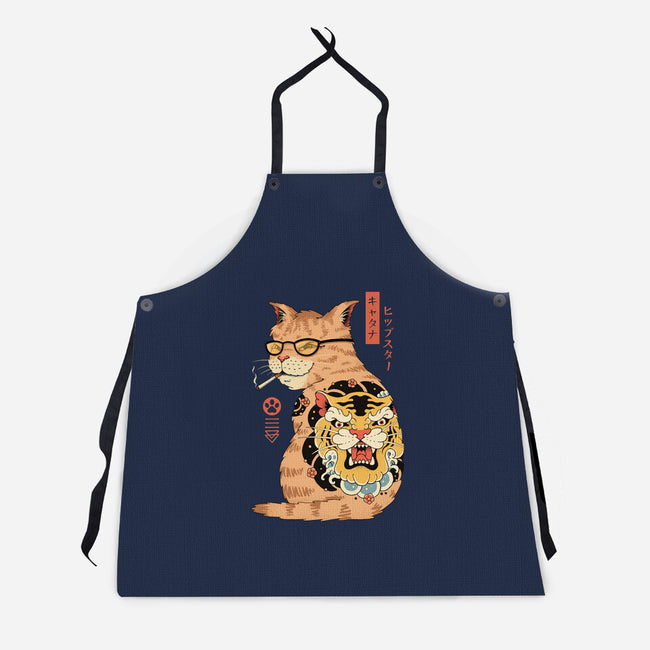 Hipster Catana-Unisex-Kitchen-Apron-vp021