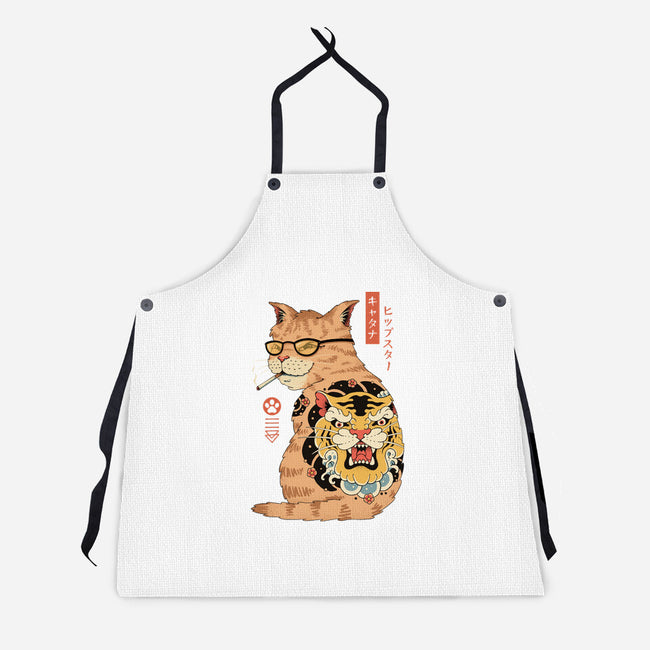 Hipster Catana-Unisex-Kitchen-Apron-vp021