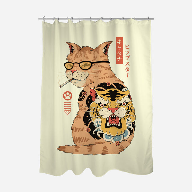 Hipster Catana-None-Polyester-Shower Curtain-vp021
