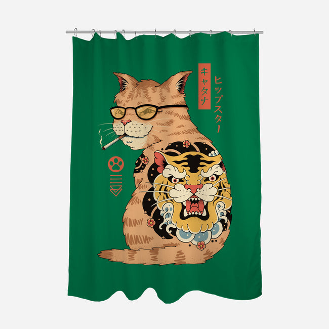 Hipster Catana-None-Polyester-Shower Curtain-vp021