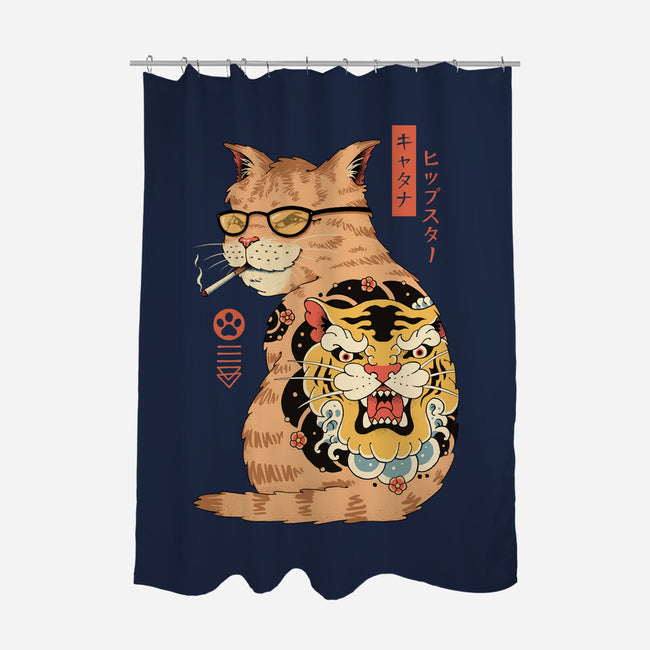 Hipster Catana-None-Polyester-Shower Curtain-vp021