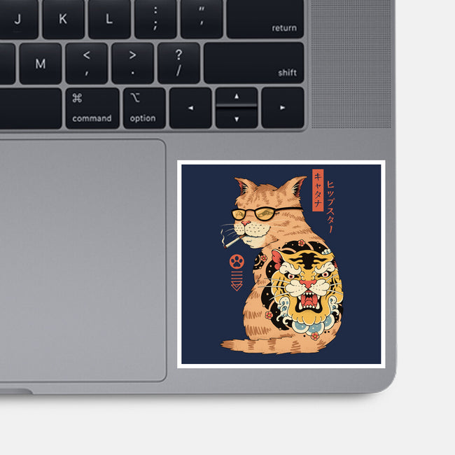 Hipster Catana-None-Glossy-Sticker-vp021
