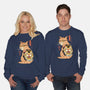Hipster Catana-Unisex-Crew Neck-Sweatshirt-vp021