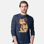 Hipster Catana-Mens-Long Sleeved-Tee-vp021