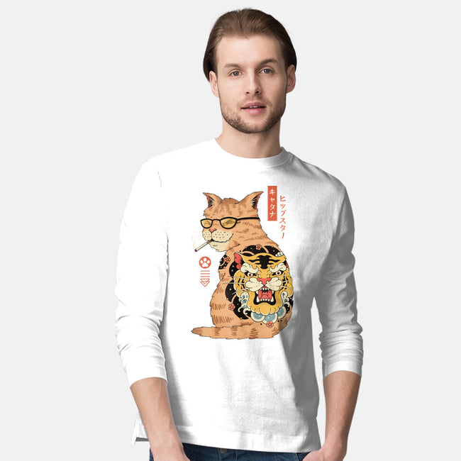 Hipster Catana-Mens-Long Sleeved-Tee-vp021