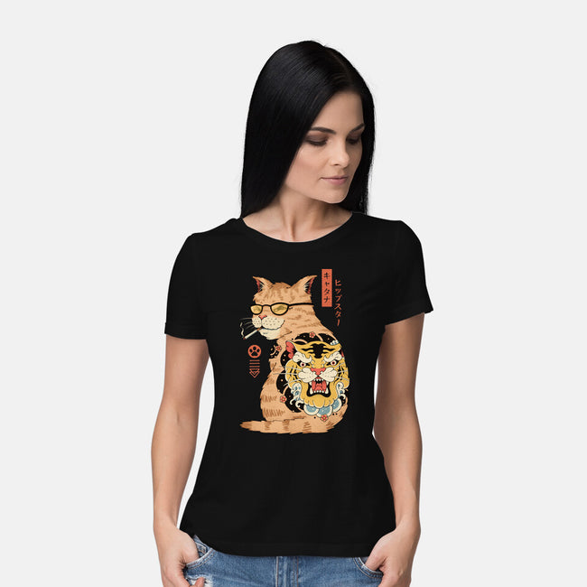 Hipster Catana-Womens-Basic-Tee-vp021