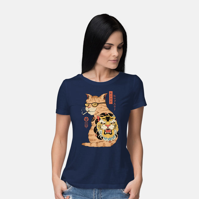 Hipster Catana-Womens-Basic-Tee-vp021