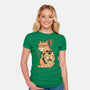 Hipster Catana-Womens-Fitted-Tee-vp021