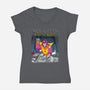 Metaldeth-Womens-V-Neck-Tee-boltfromtheblue