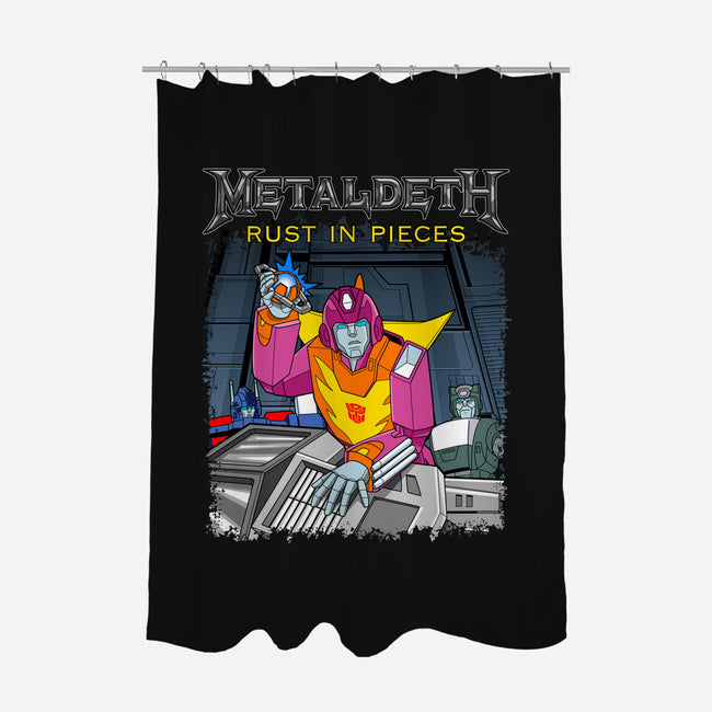 Metaldeth-None-Polyester-Shower Curtain-boltfromtheblue