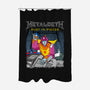 Metaldeth-None-Polyester-Shower Curtain-boltfromtheblue