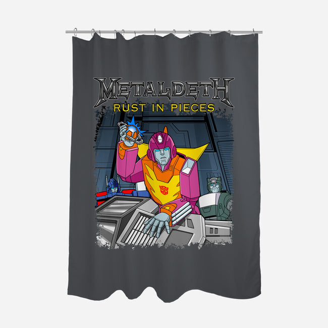 Metaldeth-None-Polyester-Shower Curtain-boltfromtheblue