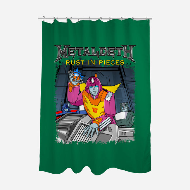 Metaldeth-None-Polyester-Shower Curtain-boltfromtheblue