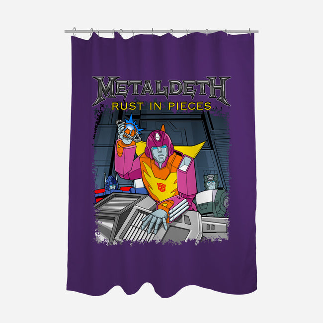 Metaldeth-None-Polyester-Shower Curtain-boltfromtheblue