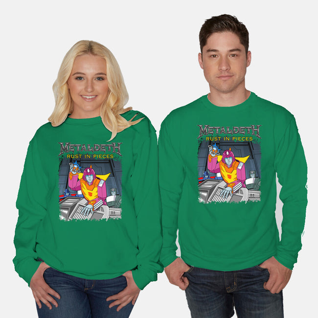 Metaldeth-Unisex-Crew Neck-Sweatshirt-boltfromtheblue