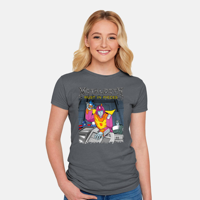 Metaldeth-Womens-Fitted-Tee-boltfromtheblue