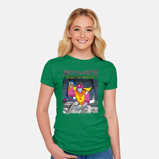 Metaldeth-Womens-Fitted-Tee-boltfromtheblue