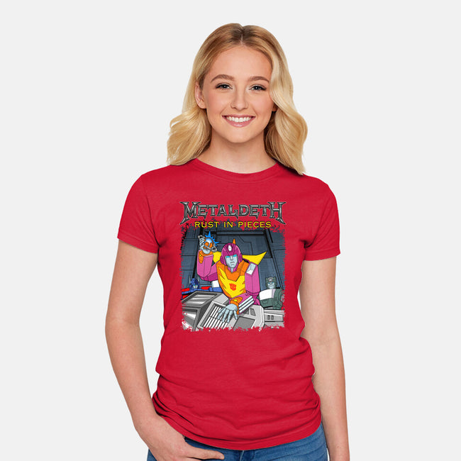 Metaldeth-Womens-Fitted-Tee-boltfromtheblue