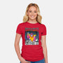 Metaldeth-Womens-Fitted-Tee-boltfromtheblue