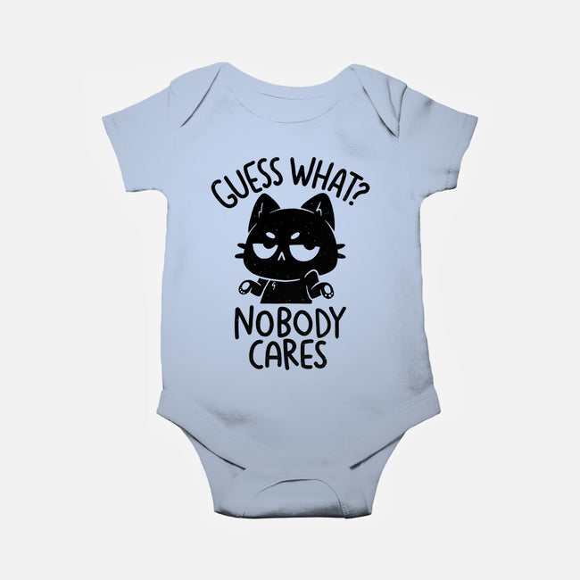 Guess What Nobody Cares-Baby-Basic-Onesie-koalastudio