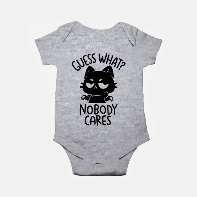 Guess What Nobody Cares-Baby-Basic-Onesie-koalastudio