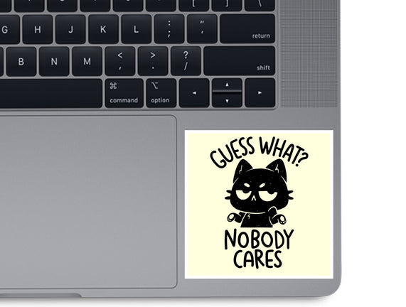 Guess What Nobody Cares