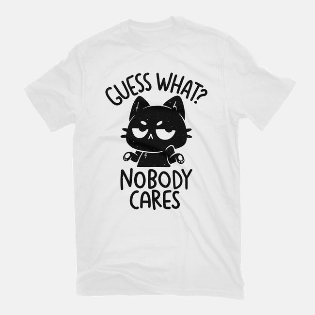 Guess What Nobody Cares-Mens-Basic-Tee-koalastudio