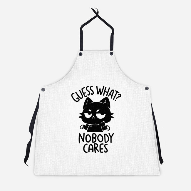 Guess What Nobody Cares-Unisex-Kitchen-Apron-koalastudio