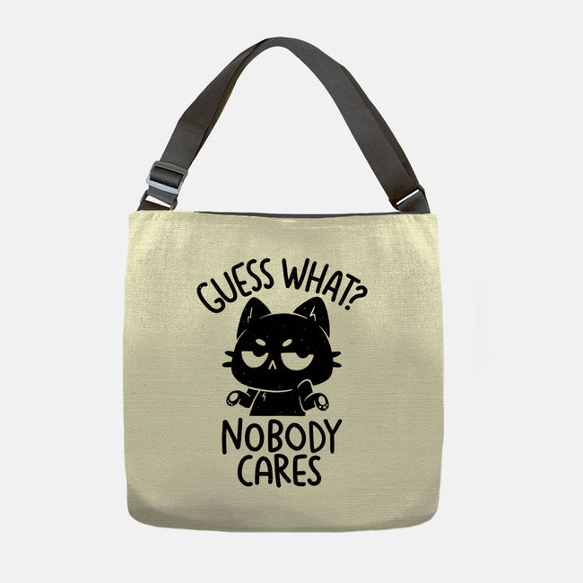 Guess What Nobody Cares-None-Adjustable Tote-Bag-koalastudio