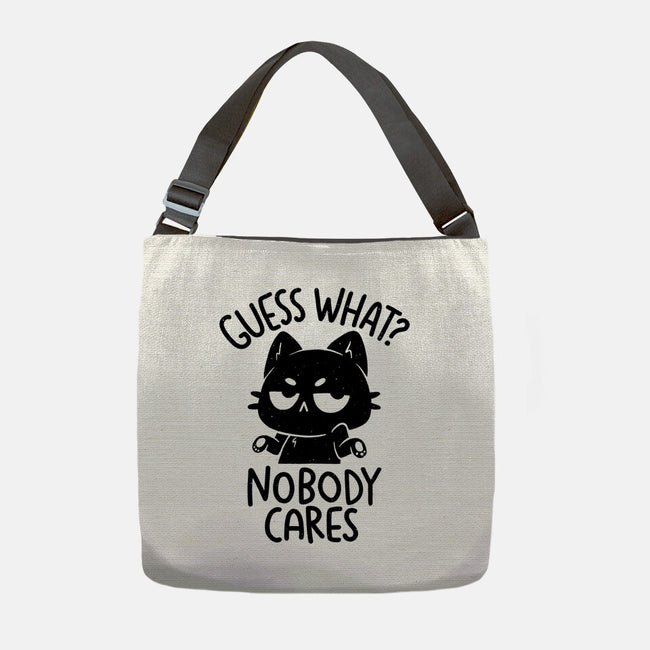 Guess What Nobody Cares-None-Adjustable Tote-Bag-koalastudio