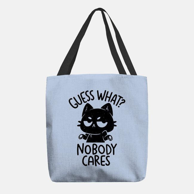 Guess What Nobody Cares-None-Basic Tote-Bag-koalastudio