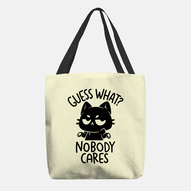 Guess What Nobody Cares-None-Basic Tote-Bag-koalastudio