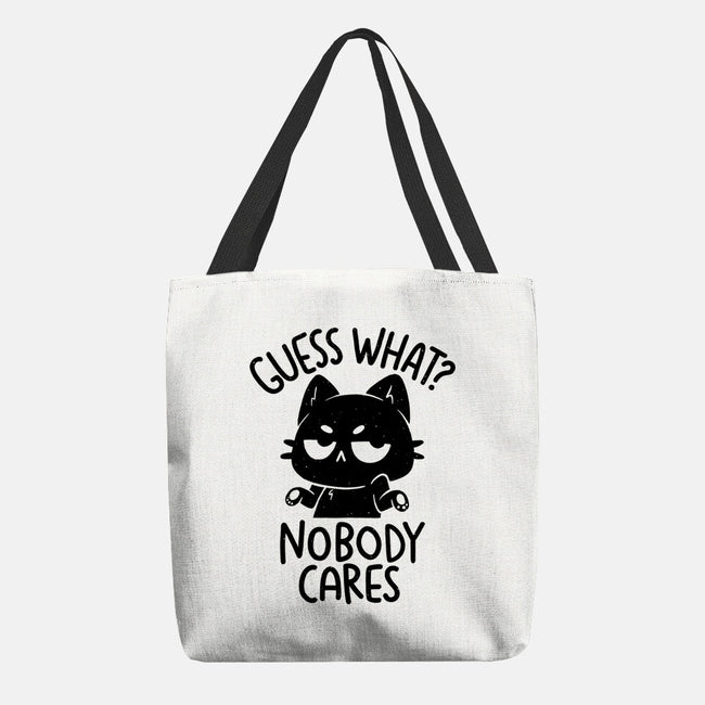 Guess What Nobody Cares-None-Basic Tote-Bag-koalastudio