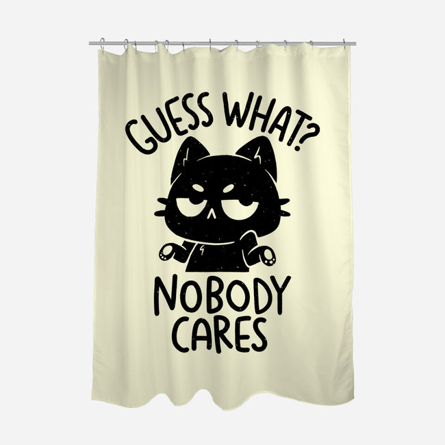Guess What Nobody Cares-None-Polyester-Shower Curtain-koalastudio