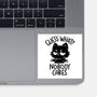 Guess What Nobody Cares-None-Glossy-Sticker-koalastudio