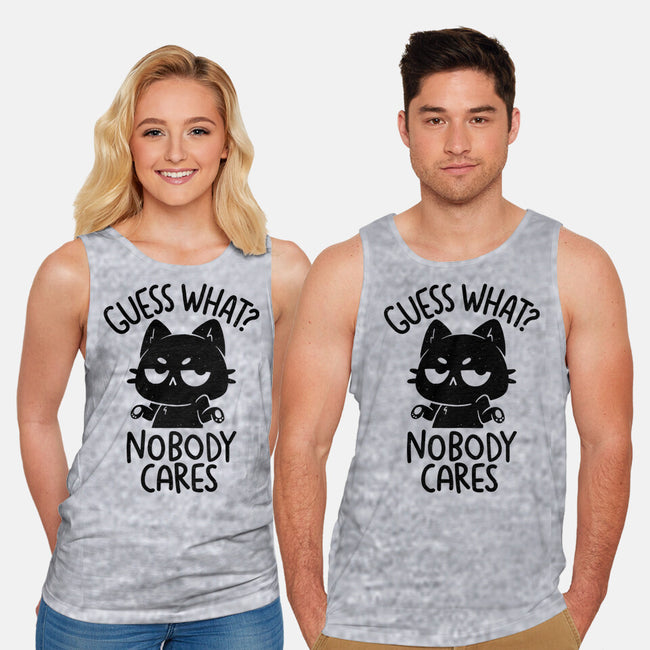 Guess What Nobody Cares-Unisex-Basic-Tank-koalastudio