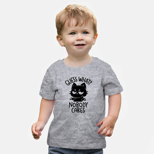 Guess What Nobody Cares-Baby-Basic-Tee-koalastudio