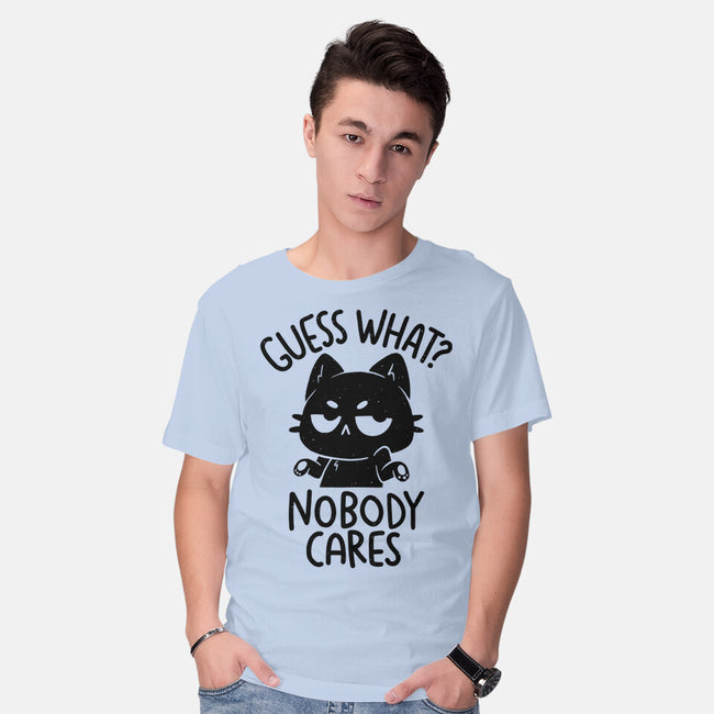 Guess What Nobody Cares-Mens-Basic-Tee-koalastudio