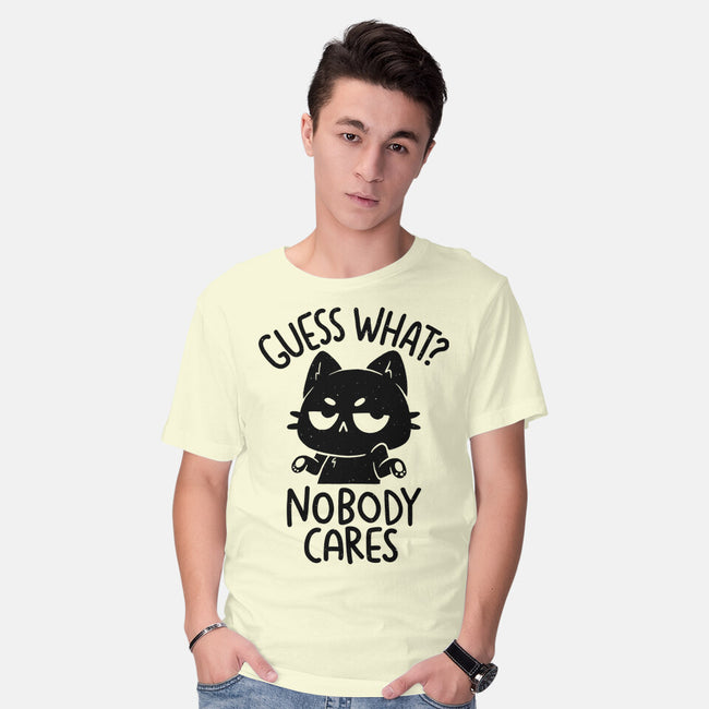 Guess What Nobody Cares-Mens-Basic-Tee-koalastudio