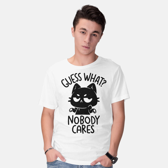 Guess What Nobody Cares-Mens-Basic-Tee-koalastudio