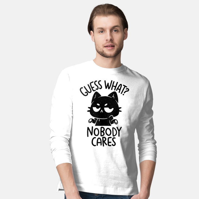 Guess What Nobody Cares-Mens-Long Sleeved-Tee-koalastudio